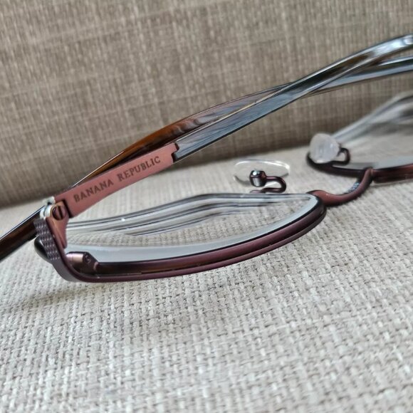 Banana Republic Eyeglasses/Glasses Brown Tone 145 53[]15 Full Rim Frame EDMUND main image 8